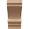 Ekena Millwork 11"W x 11"D x 22"H Wide Diane Rough Cedar Woodgrain TimberThane Corbel, Primed Tan CORUR11X11X22DIARCPR - alternate 6